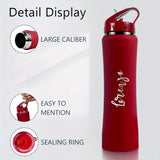 Custom Engraved Insulated Water Bottle with Straw – Hot & Cold, Leakproof, Fitness & Cycling Bottle & Women
