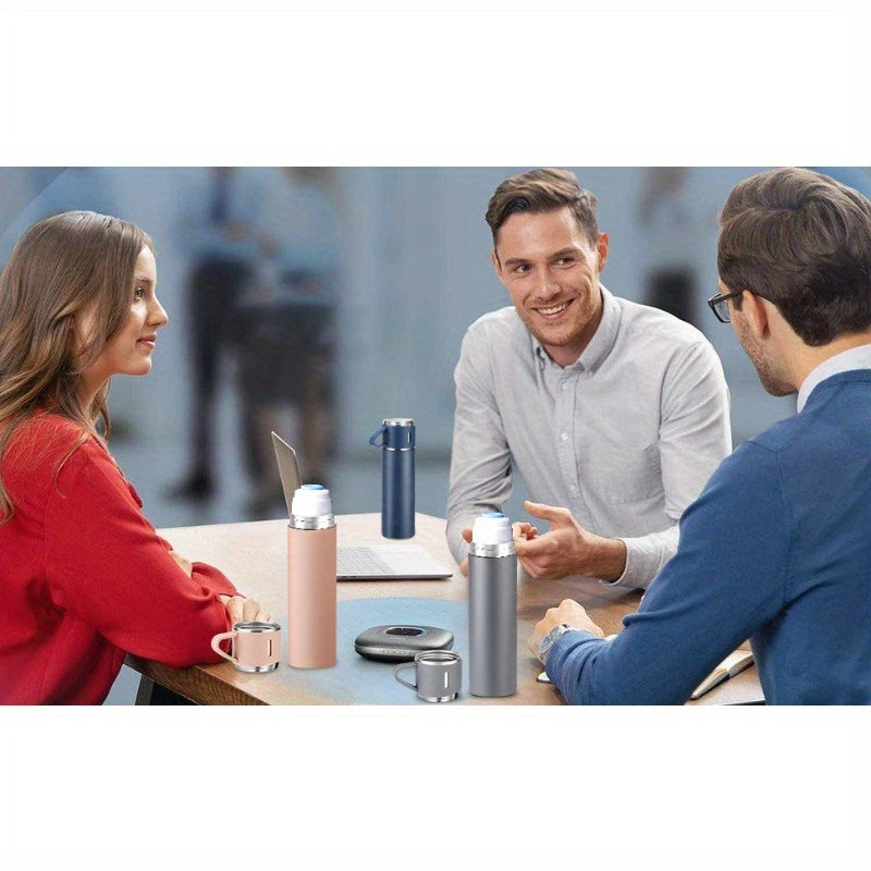 Stainless Steel Insulated Travel Mug 15oz – Vacuum Sealed, Leak-Proof Hot & Cold Coffee Tumbler with Lid, Durable Reusable Drinkware for Travel, Office & Outdoors