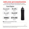 Custom Engraved Insulated Water Bottle with Straw – Hot & Cold, Leakproof, Fitness & Cycling Bottle & Women
