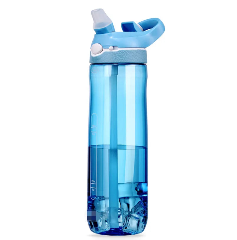 Premium Tritan Sports Water Bottle – 750ml/1000ml Leak-Proof Direct-Drink Bottle for Gym, Outdoor Sports, Hiking & Daily Hydration