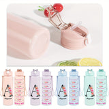 Custom Name 25oz Water Bottle with Time Markers – Leakproof Hydration Tracker Bottle