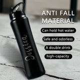 Custom Engraved Insulated Water Bottle with Straw – Hot & Cold, Leakproof, Fitness & Cycling Bottle & Women
